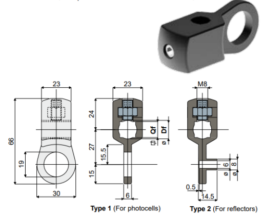Clamp Support For Photocells (For Photocells And Reflectors)